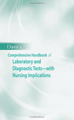 Imagen de archivo de Davis's Comprehensive Handbook of Laboratory and Diagnostic Tests with Nursing Implications (Davis's Comprehensive Handbook of Laboratory & Diagnostic Tests With Nursing Implications) a la venta por SecondSale