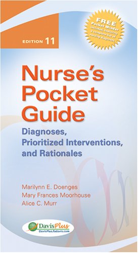 Stock image for Nurse's Pocket Guide: Diagnoses, Prioritized Interventions, and Rationales (Nurses Pocket Guides) for sale by SecondSale