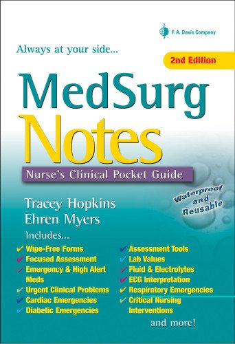 9780803618688: MedSurg Notes: Nurse's Clinical Pocket Guide