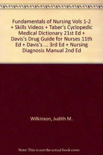 Stock image for Wilkinson: Pkg: Skills Video, Fund of Nsg Vol 1 & 2, Tabers 21st, Deglin DG 11th, Van Leeuwen Comp Hnbk 3rd, Doenges Nsg Diag Man 2nd for sale by ThriftBooks-Atlanta