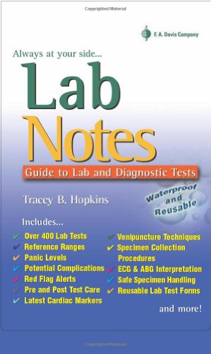 Stock image for LabNotes: Guide to Lab & Diagnostic Tests for sale by BooksRun
