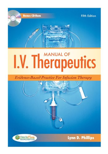 Beispielbild fr Manual of I. V. Therapeutics : Evidence-Based Practice for Infusion Therapy zum Verkauf von Better World Books