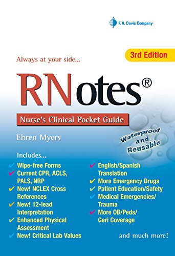 Stock image for RNotes®: Nurse's Clinical Pocket Guide for sale by HPB-Red