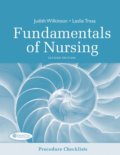 Imagen de archivo de Procedure Checklists for Fundamentals of Nursing a la venta por Better World Books