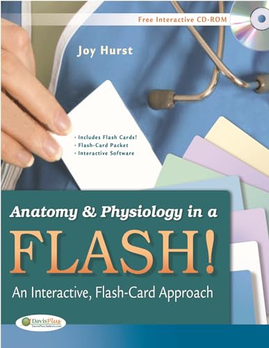 Imagen de archivo de Anatomy Physiology in a Flash! Book Flash Cards: An Interactive, Flash-Card Approach a la venta por Books of the Smoky Mountains