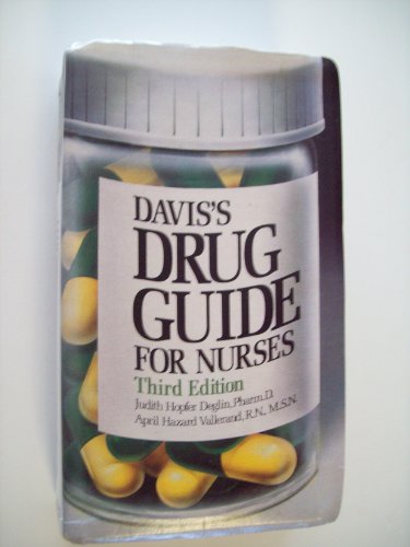 Beispielbild fr Davis's drug guide for nurses zum Verkauf von Wonder Book