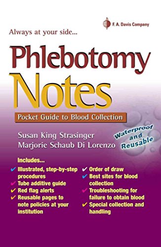 Stock image for Phlebotomy Notes: Pocket Guide to Blood Collection (Davis's Notes) for sale by HPB-Red