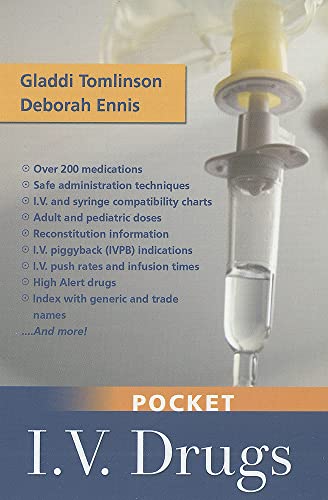 Stock image for Pocket I.V. Drugs for sale by Books Unplugged