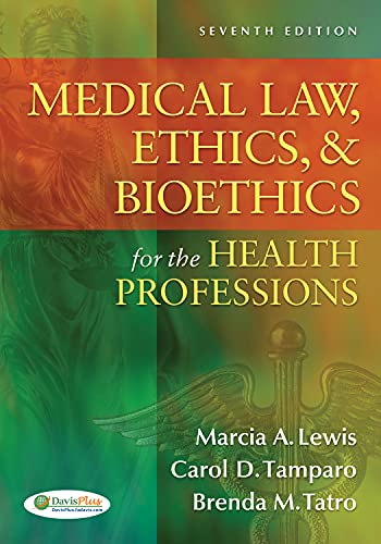 9780803627062: Medical Law, Ethics and Biothetics for the Health Professions