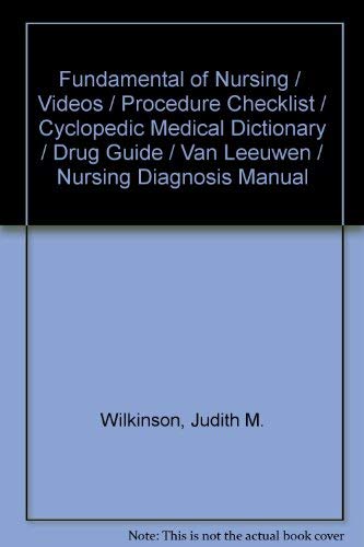 Imagen de archivo de Pkg: Fund NS 2e, Video 2e, Proc Cklt 2e, Tabers 21st, Ddg 12th, Van Leeuwen 4th, Doenges Nsg DX Man 3rd a la venta por Better World Books