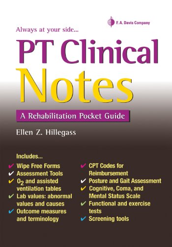 Stock image for PT Clinical Notes: A Rehabilitation Pocket Guide for sale by SecondSale