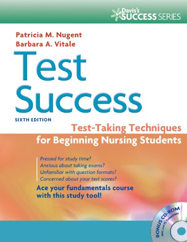 Imagen de archivo de Test Success : Test-Taking Techniques for Beginning Nursing Students a la venta por Better World Books