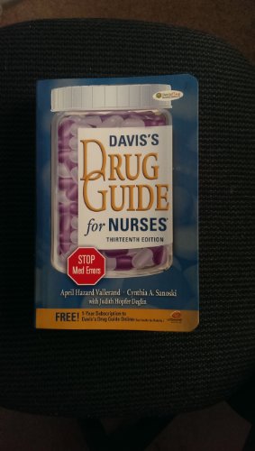 Stock image for Davis's Drug Guide for Nurses for sale by Books of the Smoky Mountains