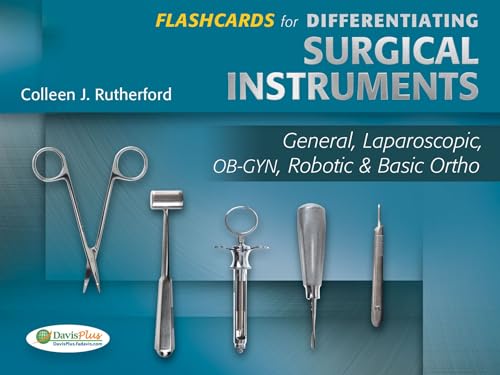 9780803628977: Flashcards for Differentiating Surgical Instruments: General, Laparoscopic, OB-GYN, Robotic & Basic Ortho