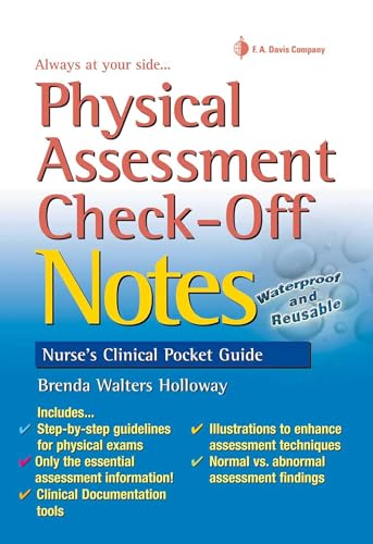 Beispielbild fr Physical Assessment Check-Off Notes zum Verkauf von BooksRun