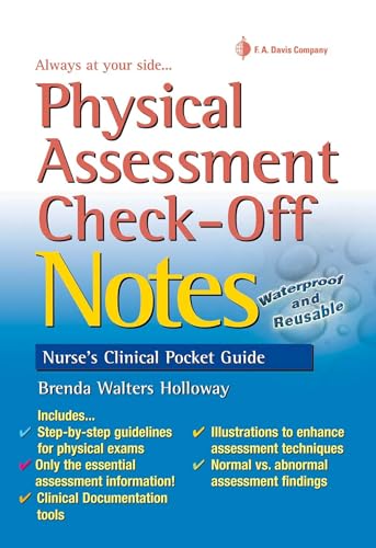 9780803629653: Physical Assessment Check-Off Notes: Nurse's Cinical Pocket Guide