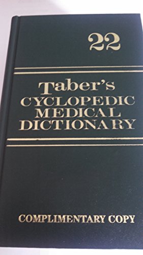 Taber's Cyclopedic Medical Dictionary 22nd Edition (Thumb-indexed Version)