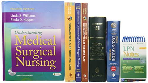 Pkg: Fund of Nsg Care Txbk & Study Guide & Skills Videos & Williams/Hopper Understand Med Surg Nsg 4th Txbk & Student Wkbk & Tabers 21st & Davis's Drug Guide 13th & Myers LPN Notes 3rd (9780803630048) by F.A. Davis