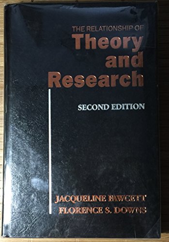 Beispielbild fr The Relationship of Theory and Research zum Verkauf von Better World Books