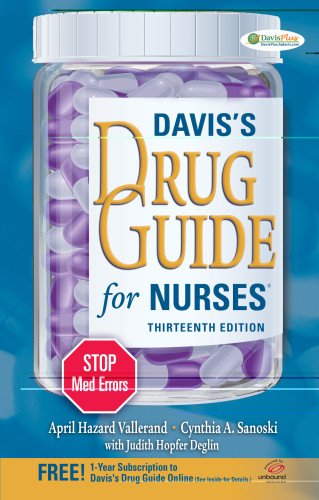 9780803637078: Davis's Drug Guide for Nurses