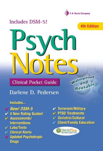 Stock image for PsychNotes : Clinical Pocket Guide for sale by Better World Books: West