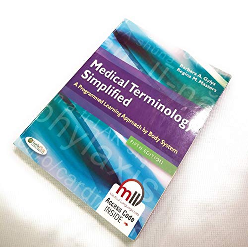Stock image for Medical Terminology Simplified: A Programmed Learning Approach by Body System for sale by ThriftBooks-Dallas