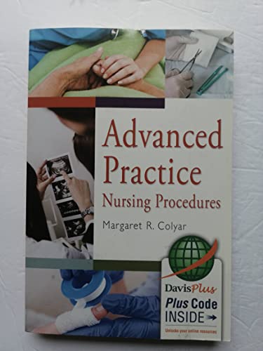 Beispielbild fr Advanced Practice Nursing Procedures zum Verkauf von HPB-Red