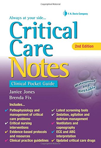 Beispielbild fr Critical Care Notes: Clinical Pocket Guide zum Verkauf von BooksRun