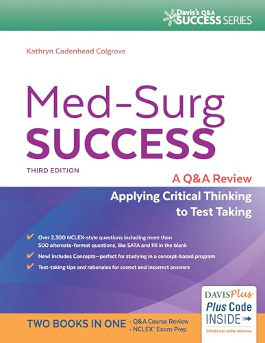 Stock image for Med-Surg Success: NCLEX-Style Q&A Review (Davis's Q&A Success) for sale by ZBK Books