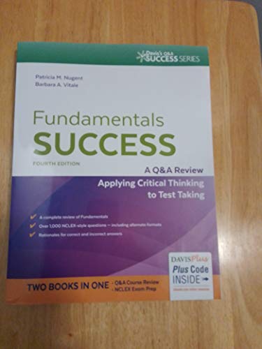 Imagen de archivo de Fundamentals Success: A Q & A Review Applying Critical Thinking to Test Taking a la venta por ZBK Books