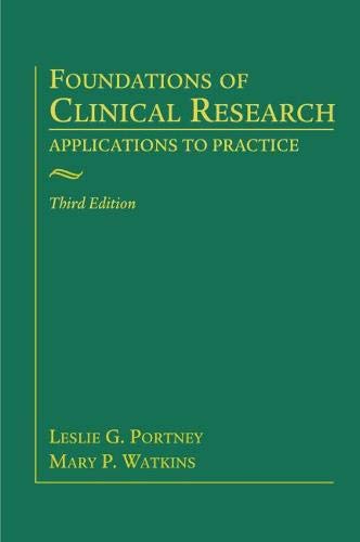 Stock image for Foundations of Clinical Research: Applications to Practice for sale by BooksRun