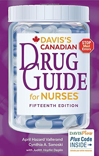 Imagen de archivo de Davis's Drug Guide for Nurses Canadian Version a la venta por Once Upon A Time Books