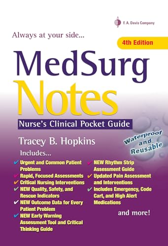 Stock image for MedSurg Notes: Nurse's Clinical Pocket Guide for sale by HPB-Red