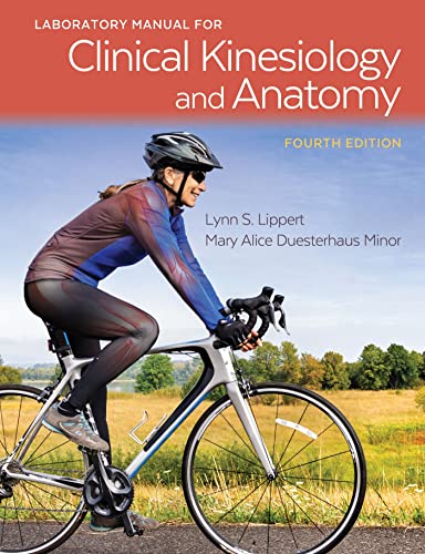 Beispielbild fr Laboratory Manual For Clinical Kinesiology and Anatomy zum Verkauf von Better World Books