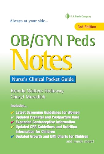 Stock image for OB/GYN Peds Notes: Nurse's Clinical Pocket Guide for sale by BooksRun