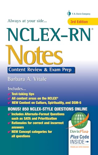 Beispielbild fr NCLEX-RN Notes : Content Review and Exam Prep zum Verkauf von Better World Books