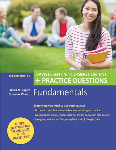 Beispielbild fr Fundamentals : Davis Essential Nursing Content + Practice Questions zum Verkauf von Better World Books