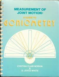 Beispielbild fr Measurement of Joint Motion: A guide to goniometry zum Verkauf von Wonder Book