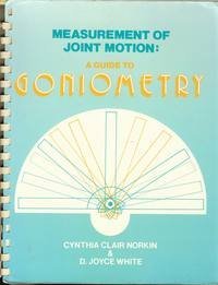 Stock image for Measurement of Joint Motion: A guide to goniometry for sale by Wonder Book