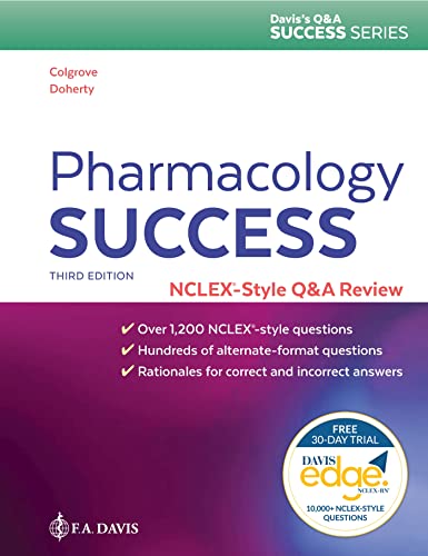 9780803669246: Pharmacology Success: NCLEX-Style Q&A Review (Davis's Q&a Success)