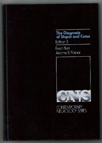 Imagen de archivo de The Diagnosis Of Stupor And Coma a la venta por Library House Internet Sales