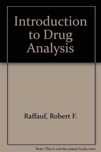 Imagen de archivo de Introduction to Drug Analysis a la venta por Mispah books