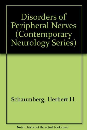 Imagen de archivo de Disorders of Peripheral Nerves a la venta por Better World Books: West
