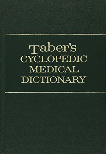 Beispielbild fr Taber's Cyclopedic Medical Dictionary: Edition 11 zum Verkauf von HPB-Emerald