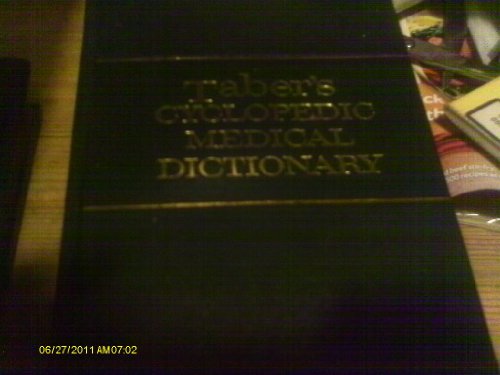 Beispielbild fr Taber's Cyclopedic Medical Dictionary zum Verkauf von Once Upon A Time Books