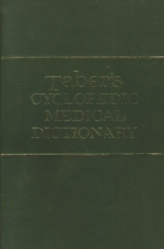 Beispielbild fr Taber's Cyclopedic medical dictionary. zum Verkauf von SecondSale