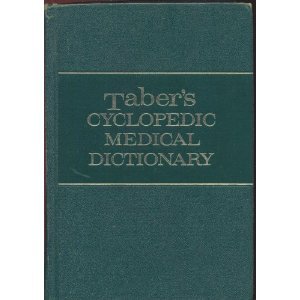 Imagen de archivo de Taber's Cyclopedic Medical Dictionary a la venta por My Dead Aunt's Books