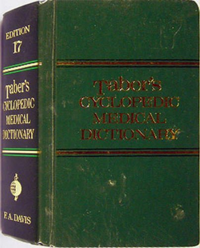 Beispielbild fr Taber's Cyclopedic Medical Dictionary zum Verkauf von Better World Books