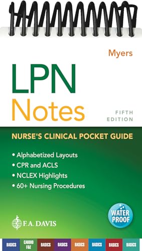 Stock image for LPN Notes: Nurse's Clinical Pocket Guide for sale by SecondSale