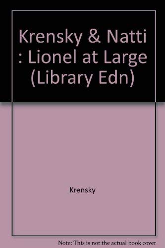 9780803702417: Krensky & Natti : Lionel at Large (Library Edn)